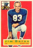 1956 Topps #80 Jim Doran Football Card
