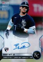 2022 Topps Now #119A Bobby Witt Jr. Autograph Baseball Card