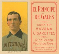 1909 White Borders El Principe De Gales #280 Tommy Leach Portrait Baseball Card