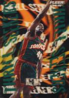 1996 Fleer Thrill Seekers #7 Shawn Kemp Basketball Card