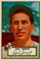 1952 Topps #318 Hal Gregg Baseball Card