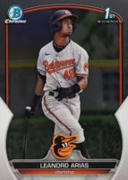 2023 Bowman Chrome Prospects #BCP84 Leandro Arias Baseball Card