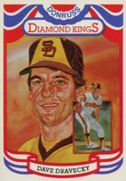 1984 Donruss #8 Dave Dravecky Diamond Kings-Steele Baseball Card