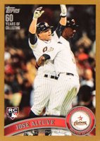 2011 Topps Update #US132 Jose Altuve Gold Baseball Card
