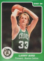 1985 Star Green Border #95 Larry Bird Basketball Card