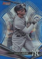 2022 Bowman's Best #33 Aaron Judge Blue Refractor Baseball Card