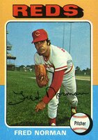 1975 Topps Mini #396 Fred Norman Baseball Card