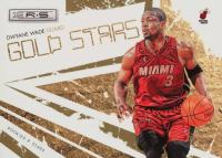 2009 Panini Rookies & Stars Gold Stars #1 Dwyane Wade Gold Basketball Card