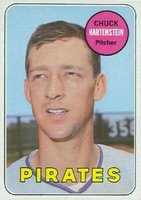 1969 Topps #596 Chuck Hartenstein Baseball Card