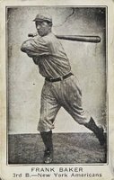 1922 Gassler's Bread # Frank Baker Baseball Card