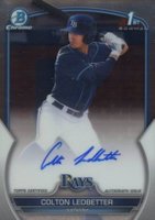 2023 Bowman Draft Chrome Prospect Autograph #CDACL Colton Ledbetter Baseball Card