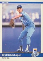 1984 Fleer Update #U-103 Bret Saberhagen Baseball Card