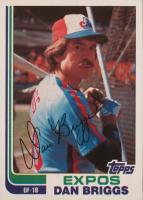 1982 Topps #102 Dan Briggs Baseball Card