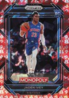 2022 Panini Prizm Monopoly #26 Jaden Ivey Free Parking Basketball Card