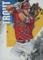 2019 Topps Fire #19 Mike Trout Baseball Card