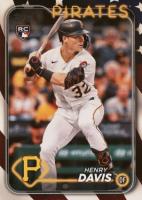 2024 Topps #295 Henry Davis Independence Day Baseball Card