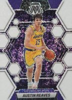 2022 Panini Mosaic #48 Austin Reaves White Sparkle Basketball Card