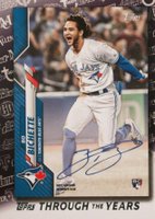 2021 Topps Through the Years #30 Bo Bichette Baseball Card