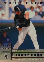 1998 Leaf Rookies & Stars #189 Frank Thomas True Blue Baseball Card