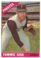 1966 Topps #441 Tommie Sisk Baseball Card