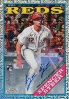 2023 Topps Silver Pack 1988 Chrome Promo #2T88C82 Spencer Steer Series 2-Autograph Baseball Card