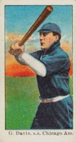 1909 American Caramel # George Davis Baseball Card