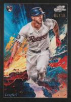 2024 Topps Chrome Cosmic Stars in the Night #13 Wyatt Langford Black Eclipse Baseball Card