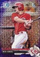 2017 Bowman Mega Box Chrome Prospects #BCP1 Nick Senzel Purple Refractor Baseball Card