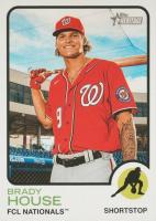 2022 Topps Heritage Minor League #215 Brady House SP Baseball Card