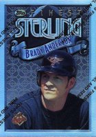 1996 Finest #346 Brady Anderson Refractor w/Coating Baseball Card