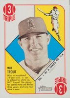2015 Topps Heritage '51 Collection #1 Mike Trout Baseball Card