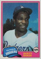 1981 Topps #495 Dusty Baker Baseball Card