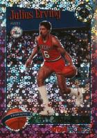 2019 Panini Hoops Premium Stock #293 Julius Erving Purple Disco Basketball Card