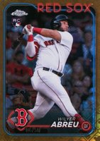 2024 Topps Chrome Logofractor Edition #165 Wilyer Abreu Gold Refractor Baseball Card