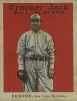 1914 Cracker Jack #110 Bob Bescher Baseball Card