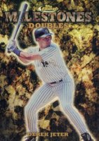 1999 Finest Milestones #M38 Derek Jeter Baseball Card
