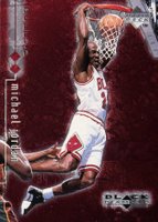 1998 Upper Deck Black Diamond #13 Michael Jordan Double Basketball Card