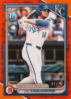 2024 Bowman Draft #BD8 Jac Caglianone Orange Baseball Card