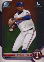 2022 Bowman Draft #BDC164 Kumar Rocker Chrome Baseball Card