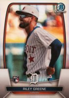 2023 Bowman Chrome #29 Riley Greene SP Baseball Card