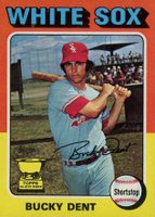 1975 Topps Mini #299 Bucky Dent Baseball Card