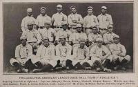 1900 Postcards & Trade # 1905 Philadelphia Athletics Team Plain Background Baseball Card