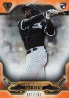 2020 Topps Triple Threads #24 Luis Robert Amber Baseball Card