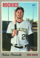 2019 Topps Heritage 1970 Cloth Sticker #15 Nolan Arenado Baseball Card