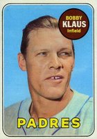 1969 Topps #387 Bobby Klaus Baseball Card