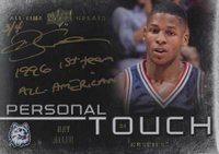 2013 Upper Deck All-Time Greats Personal Touch Autographs #RA6 Ray Allen Basketball Card
