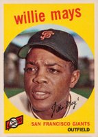 1959 Topps #50 Willie Mays Baseball Card