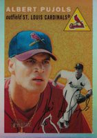 2003 Topps Heritage Chrome #THC4 Albert Pujols Retrofractor Baseball Card