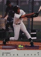 1992 Classic Best Blue Bonus #BC22 Derek Jeter Baseball Card
