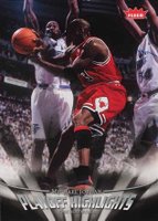 2007 Fleer Jordan Box Set-Playoff Highlights #PH17 Michael Jordan Basketball Card